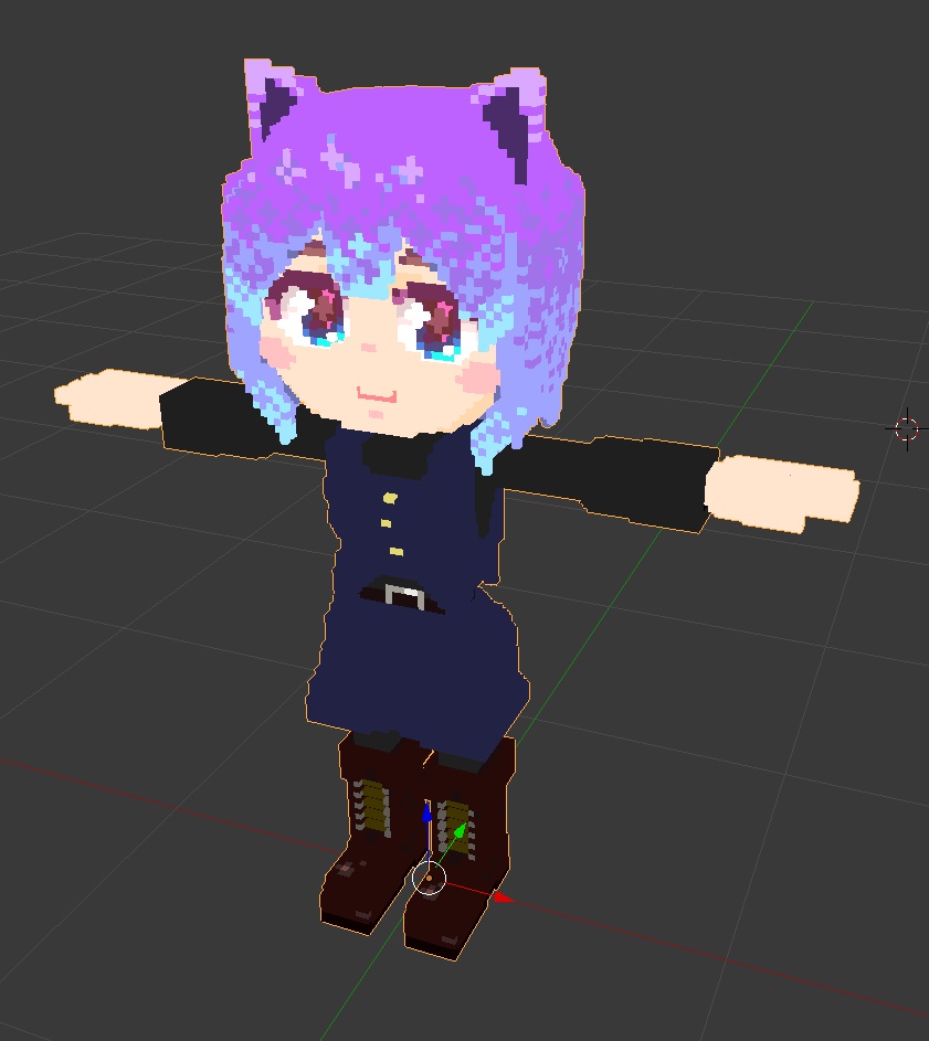 3Dモデル コムラサキ