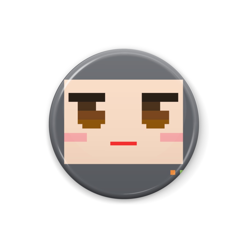 ボクセルPC 缶バッジA