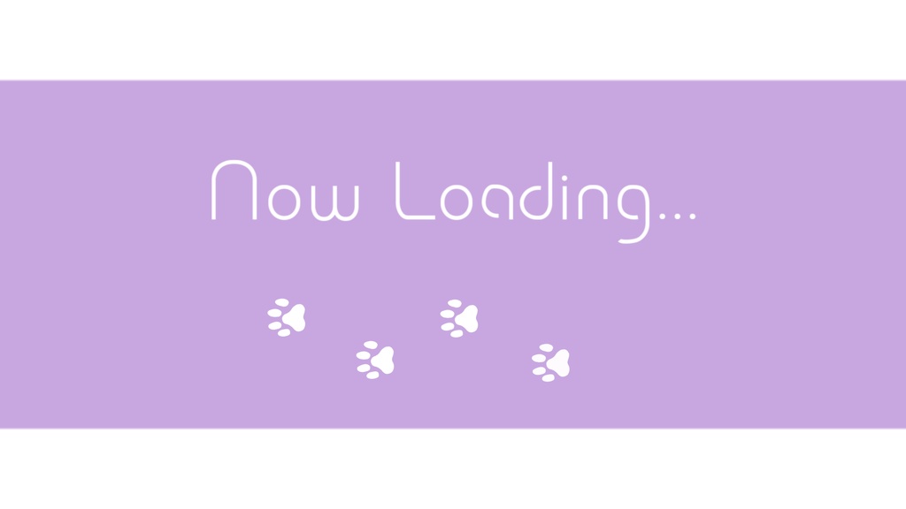 【Vtuber・配信者向け】待機動画あしあとver.5色セット