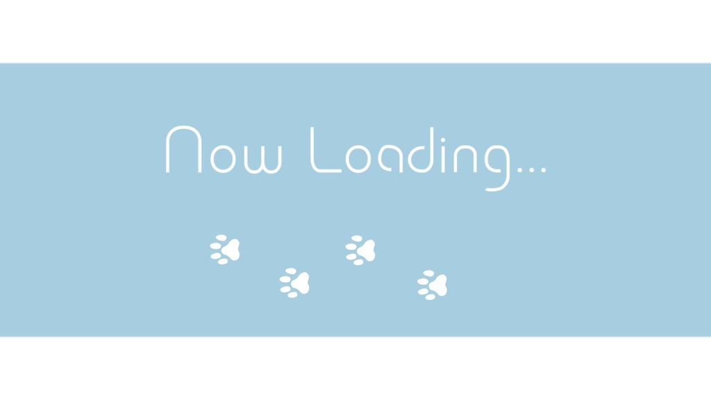 【Vtuber・配信者向け】待機動画あしあとver.5色セット