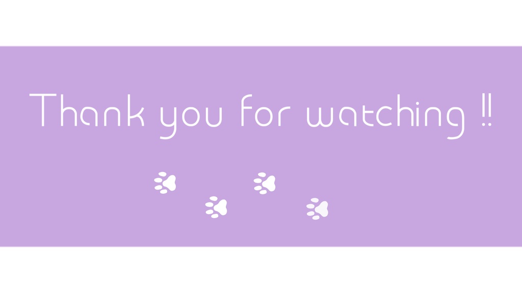 【Vtuber・配信者向け】終了動画あしあとver.5色セット