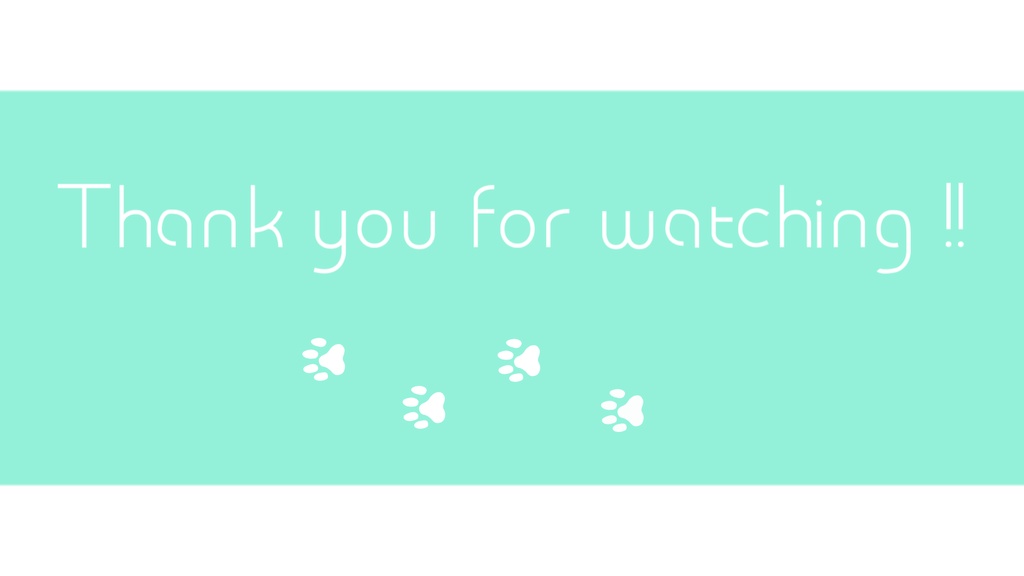 【Vtuber・配信者向け】終了動画あしあとver.5色セット