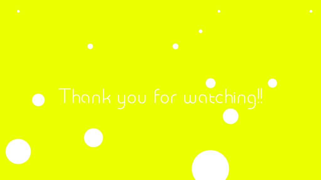 【Vtuber・配信者向け】終了動画ばぶるver.5色セット