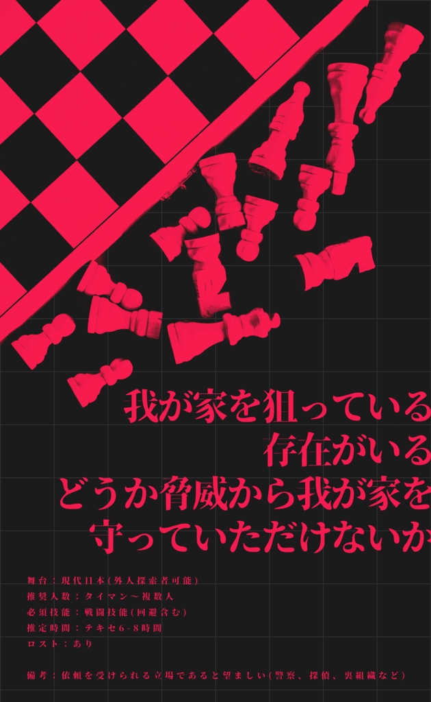 【クトゥルフ神話TRPG6版】黒羽カフカは彼女なのか?【シナリオ集】SPLL:E194420