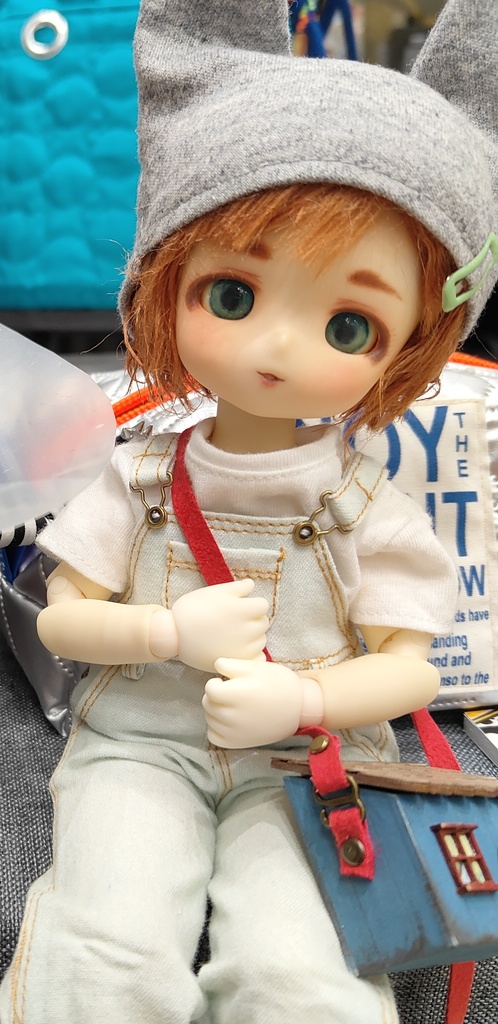 ドール用おうち型ショルダーバック|蓋が開く・大きいサイズ(HSO-L-009)