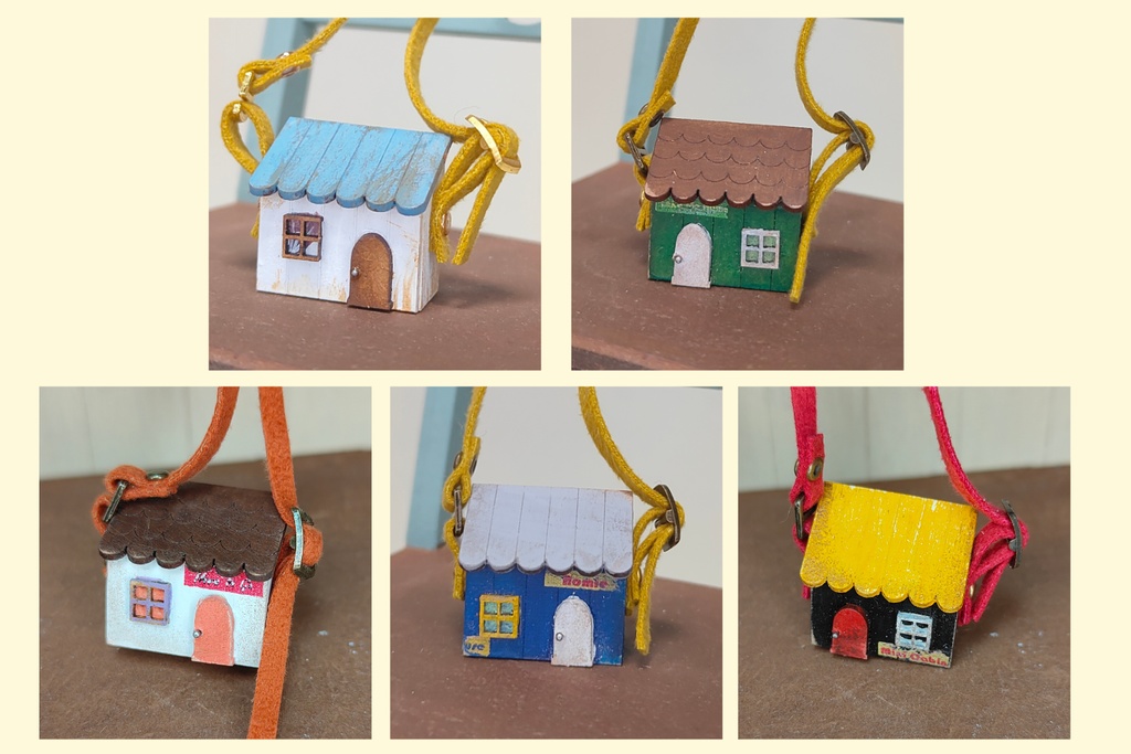 ドール用おうち型ショルダーバック｜小サイズ