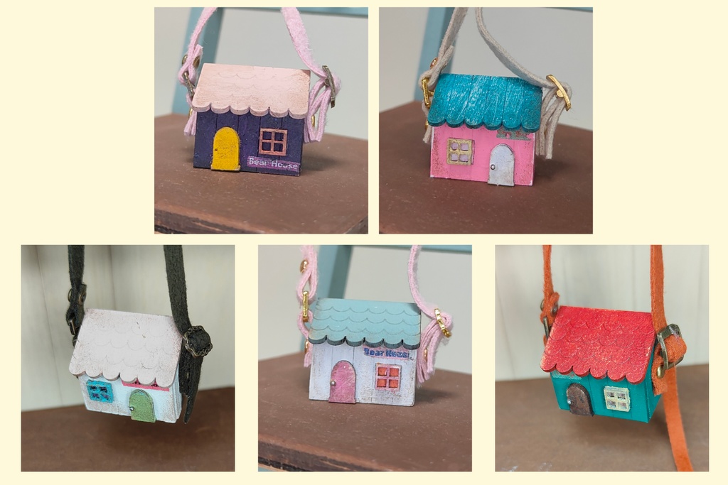 ドール用おうち型ショルダーバック｜小サイズ