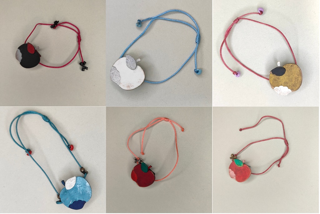 モチーフショルダーバック  りんご