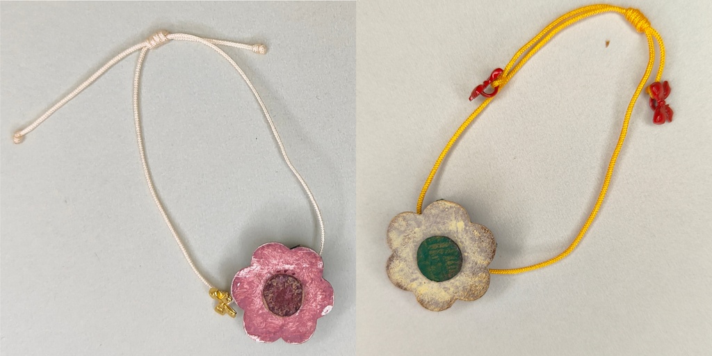 モチーフショルダーバック  フラワー