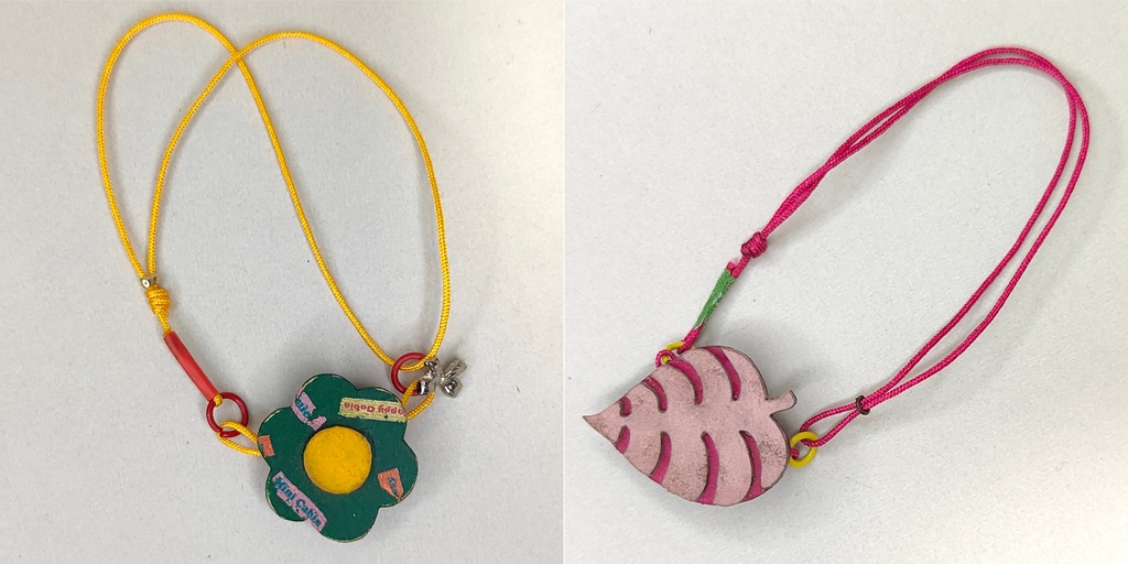 モチーフショルダーバック プラス　モンテラスとフラワー