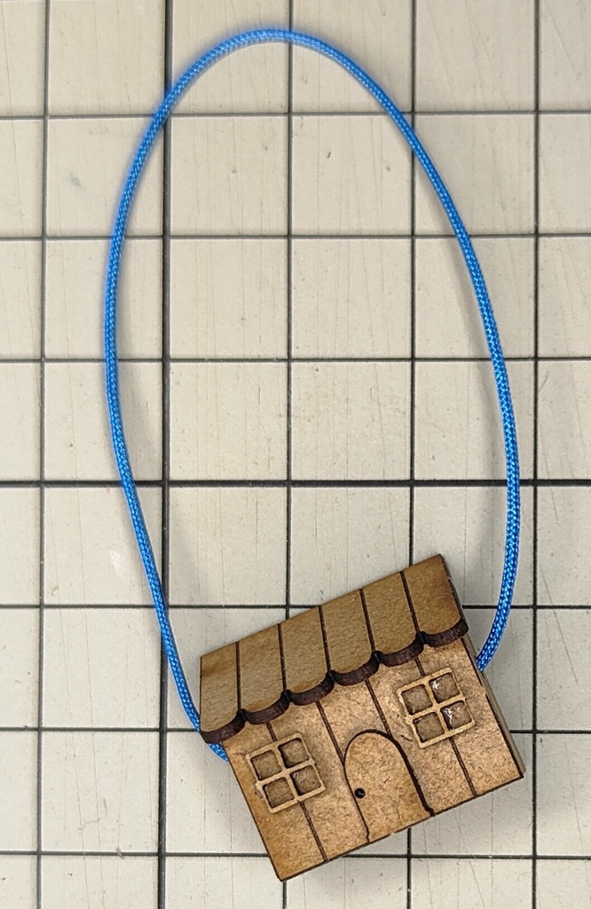 ぬりえシリーズ　おうち型ちいさいサイズのキット