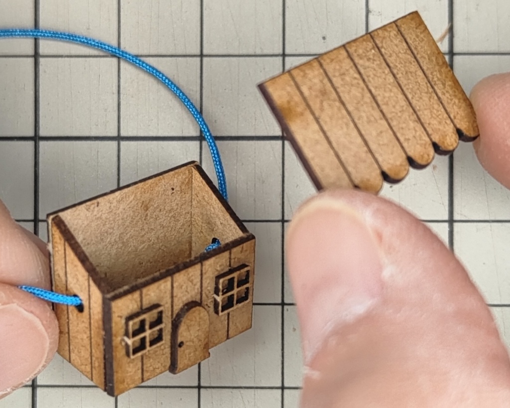 ぬりえシリーズ おうち型ちいさいサイズのキット