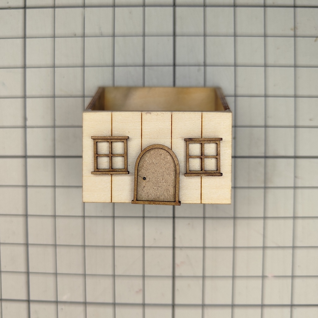 ぬりえシリーズ おうち型おおきいサイズのキット