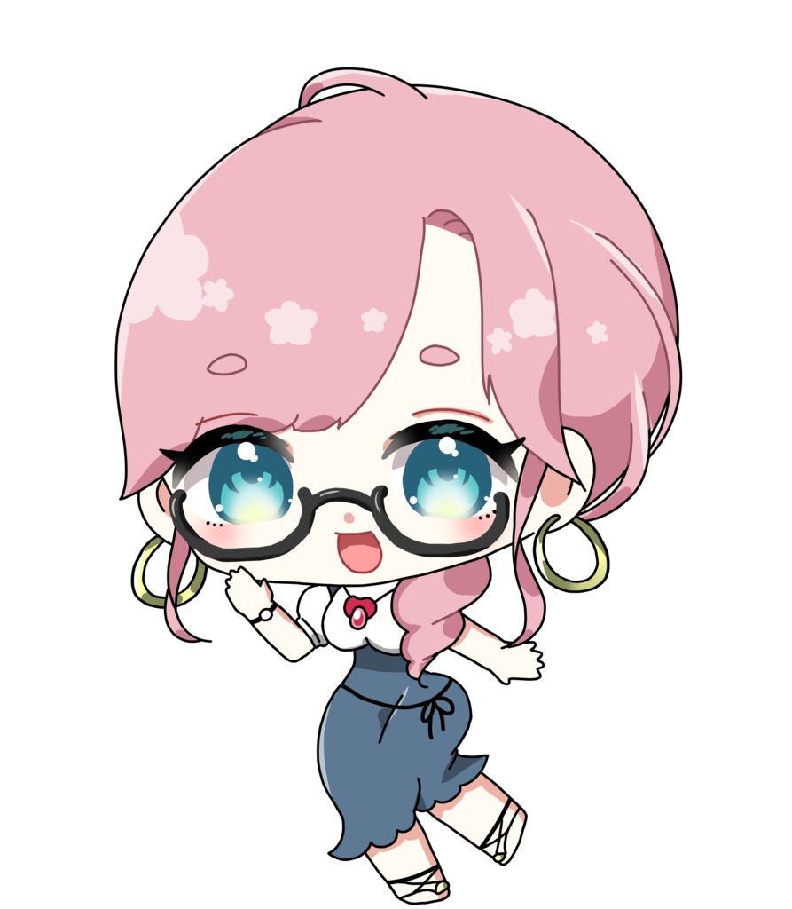 登録者1000人記念 子守うたフリーイラスト