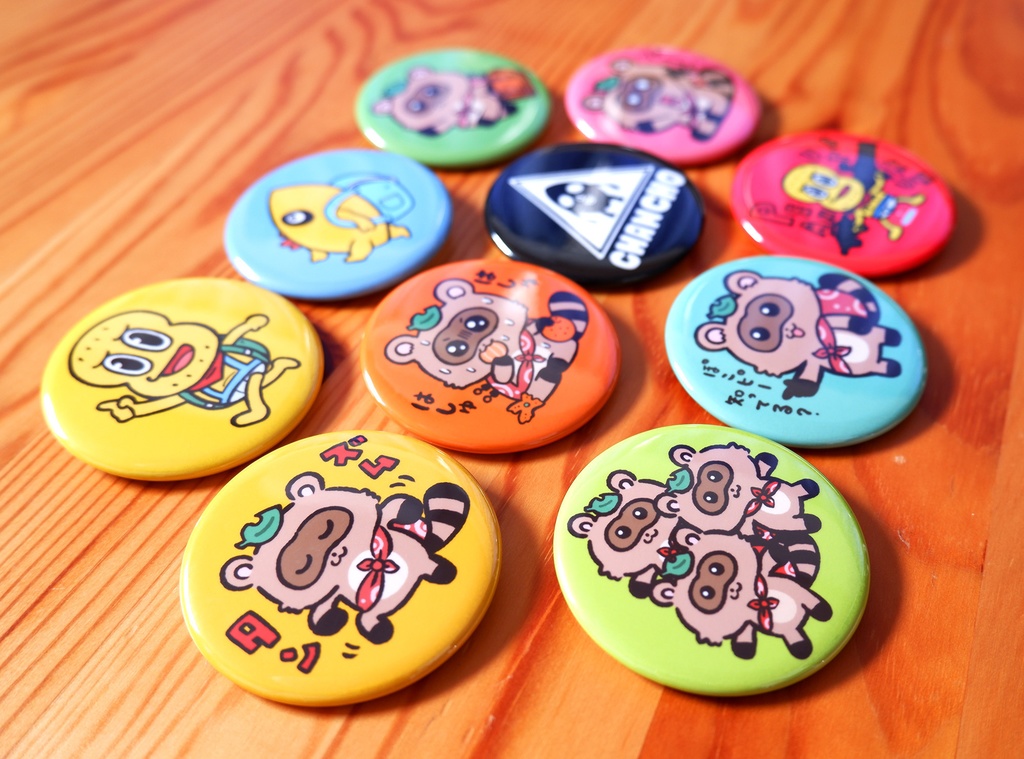 トッピングカンバッジ(直径5.6cm)