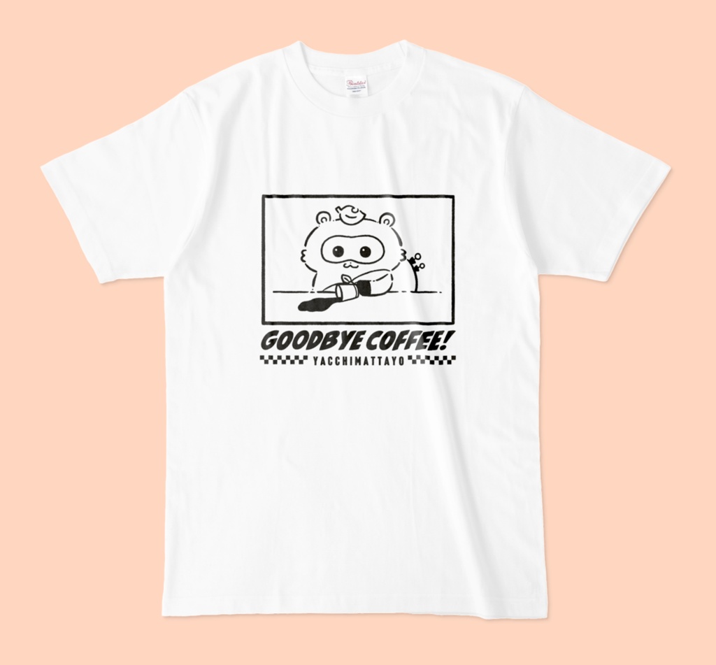 【✨️当店大ヒット✨️】GOODBYE COFFEE Tシャツ【レッド・ブルー・ブラック】
