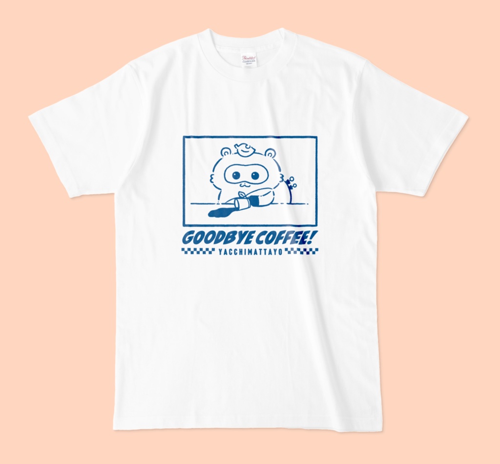 【✨️当店大ヒット✨️】GOODBYE COFFEE Tシャツ【レッド・ブルー・ブラック】