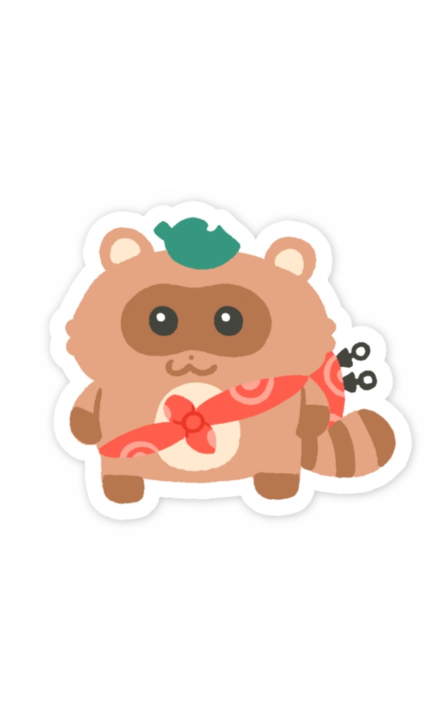 ぽんぽこステッカー(全3種類)