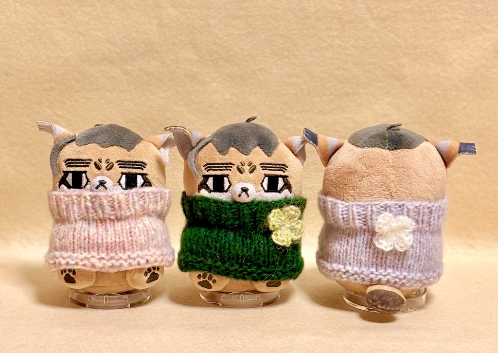 お花のセーター