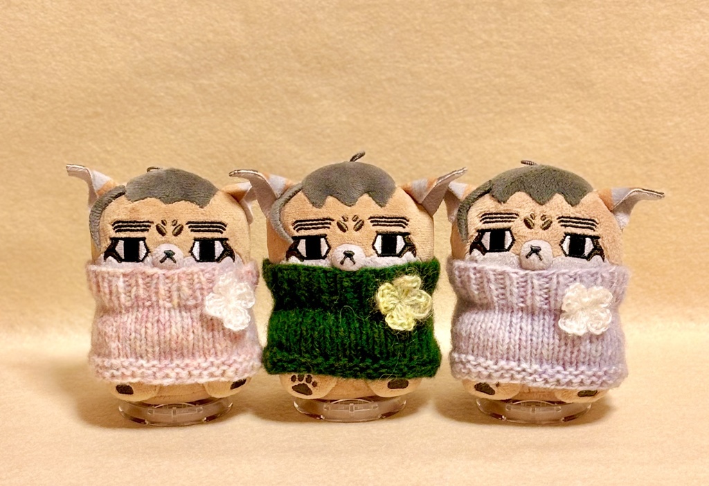 お花のセーター