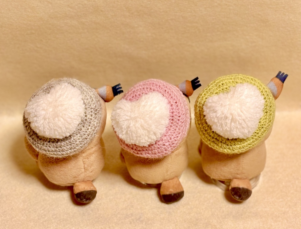 ぽんぽんベレー帽