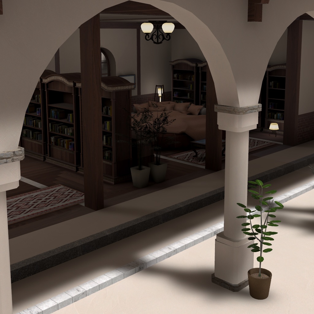 AvatarNPC対応ワールド『EuropianHouse』by コクリコ