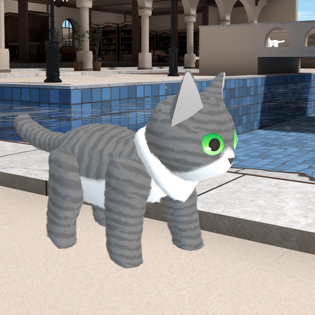 AvatarNPC対応モデル『ペット猫ちゃん』 by 研究員ケミカル