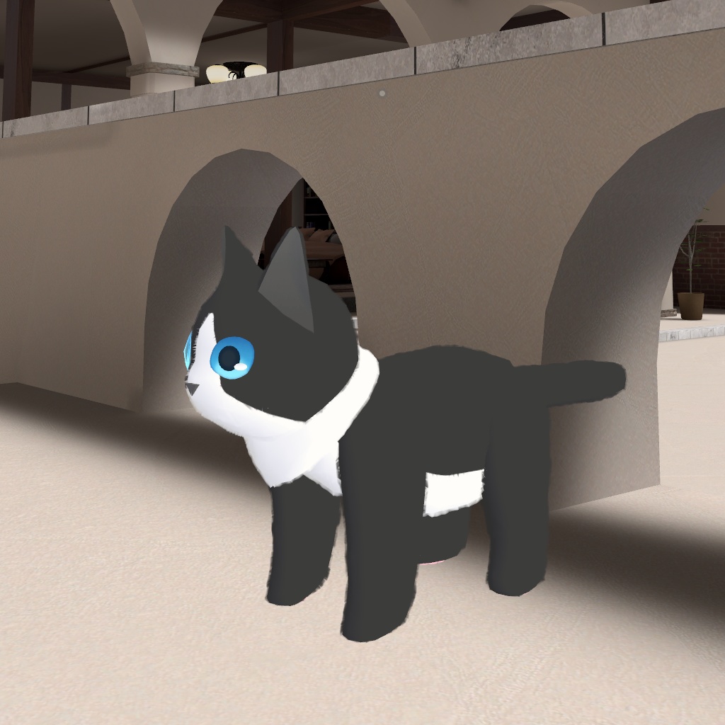 AvatarNPC対応モデル『ペット猫ちゃん』 by 研究員ケミカル