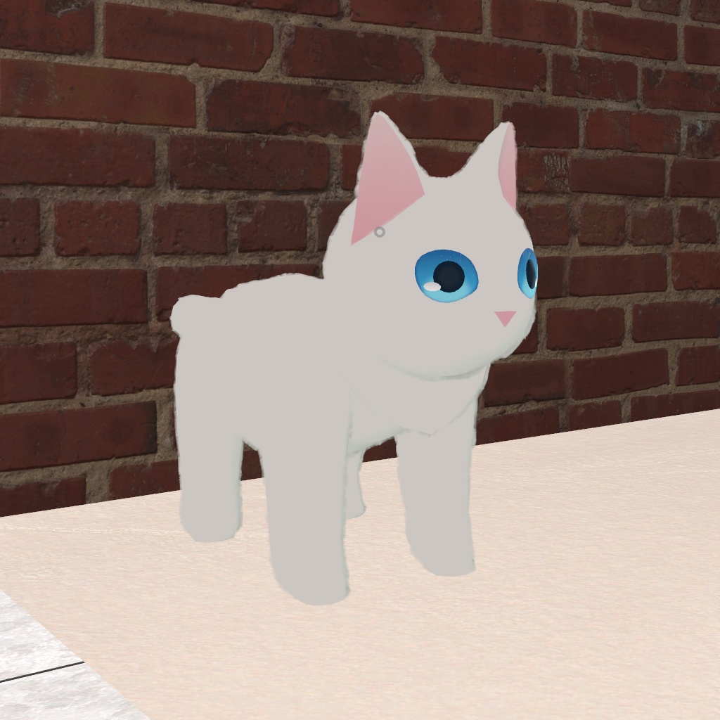 AvatarNPC対応モデル『ペット猫ちゃん』 by 研究員ケミカル