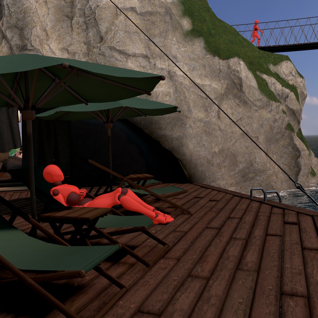 AvatarNPCセットアップシーン - CliffCove