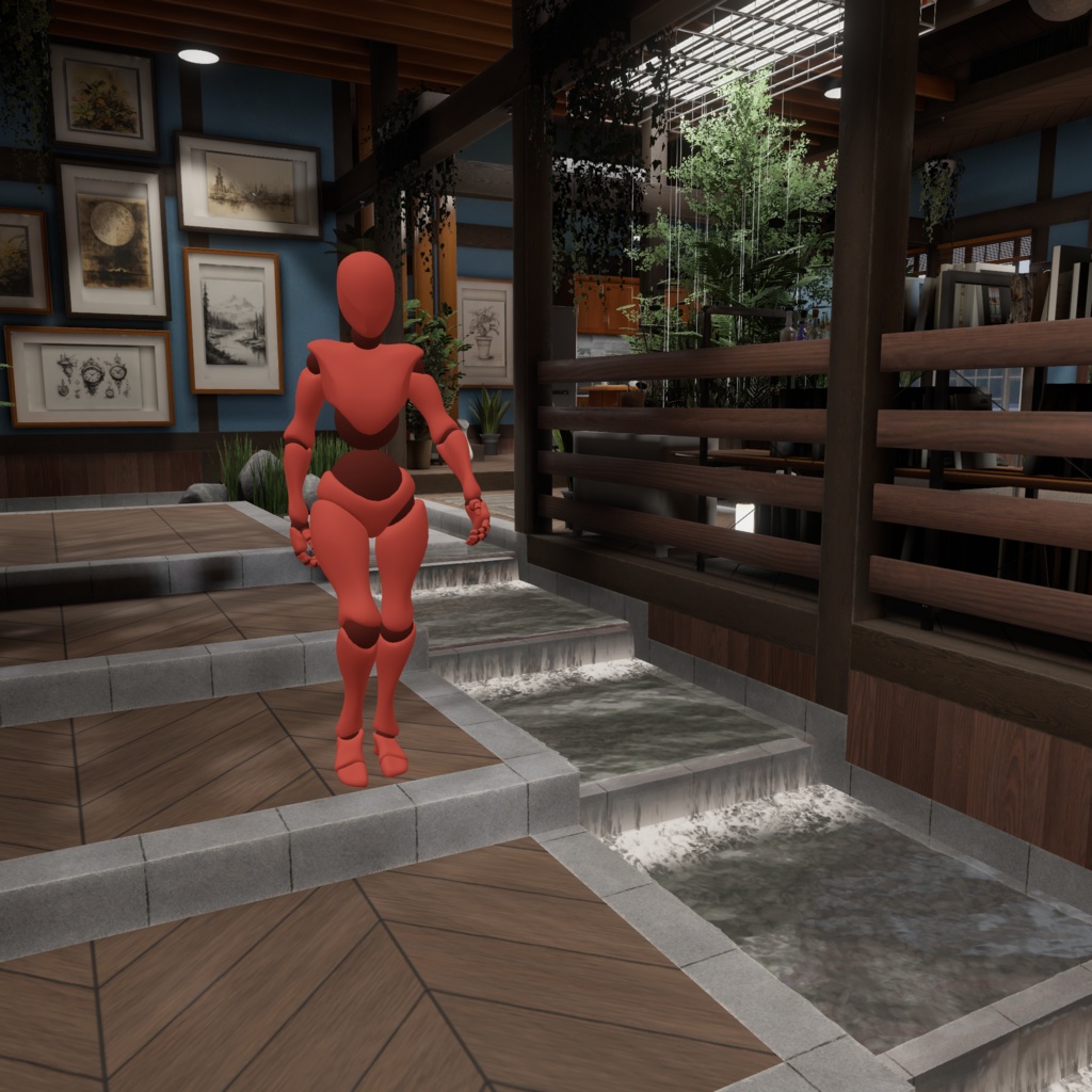 AvatarNPCセットアップシーン - Room:Whispering Drops