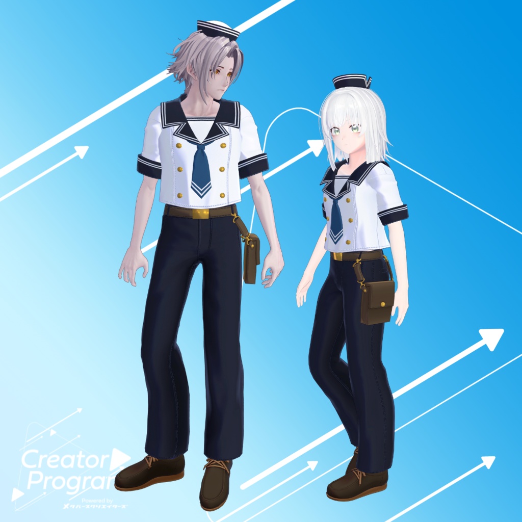 男性アバター向け衣装『CasualSailor』 - By 竹流 / CP1