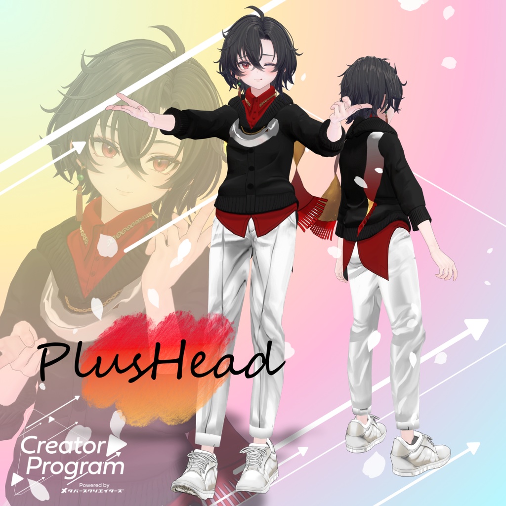 男性アバター向け衣装『SpringWindow🌸窓辺にて春を纏う』 - By DEMITASS-KUN / CP2