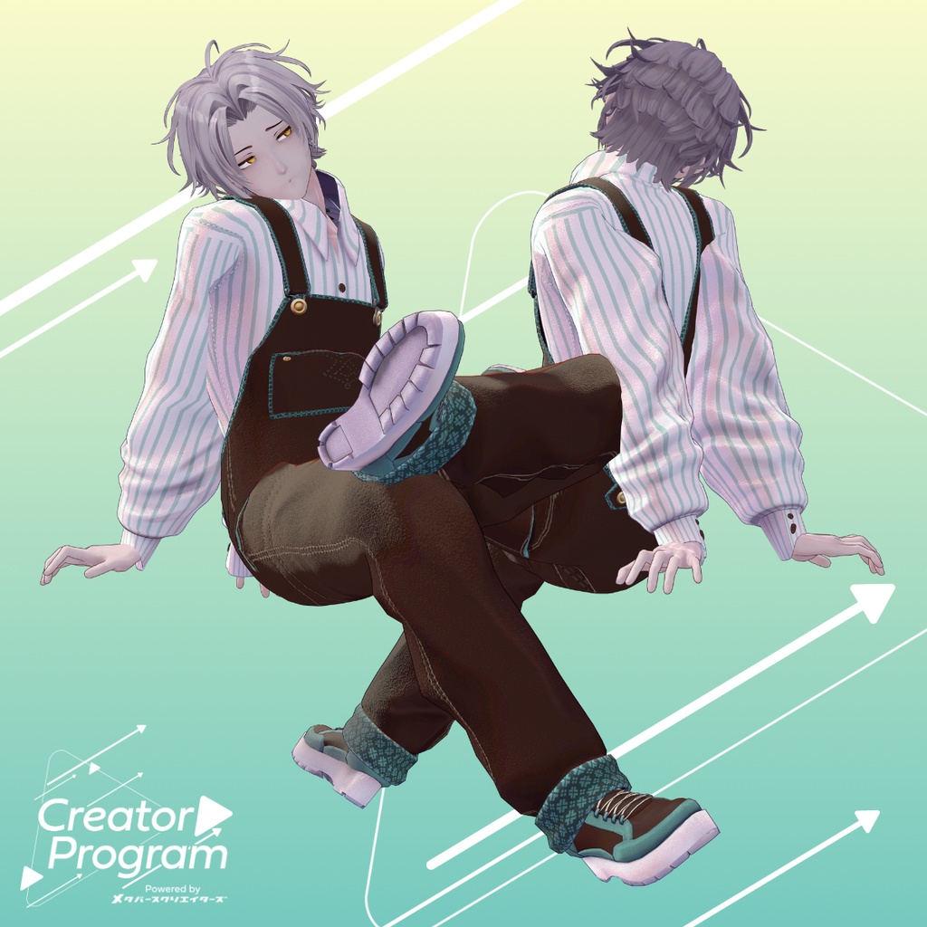 男性アバター向け衣装『ChocomintSalopette』 - By 伊ノ本カズラ / CP4