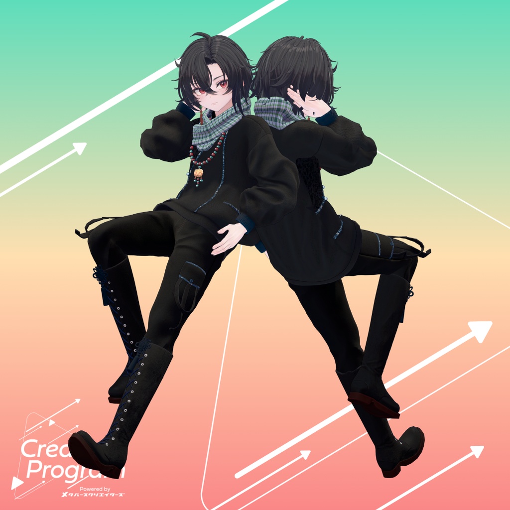 男性アバター向け衣装『SilkBloomJacket』 - By 伊ノ本カズラ / CP4