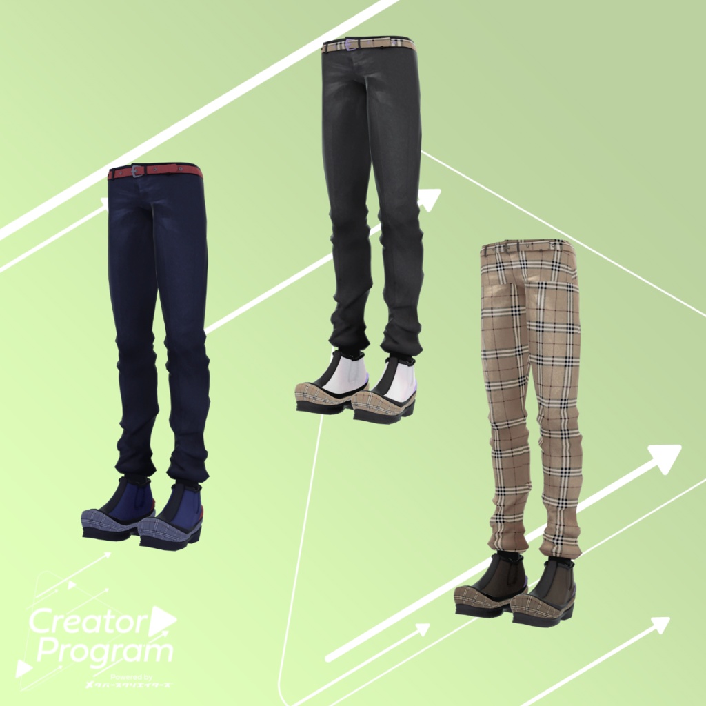 男性アバター向け衣装『アシメプリーツコート -AsymmetryPleatsCoat-』 - By あぶりメラミ / CP11