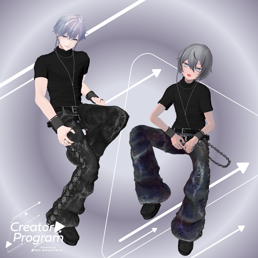 アバター向け衣装『DustyLaceUp』 - By imya / CP7