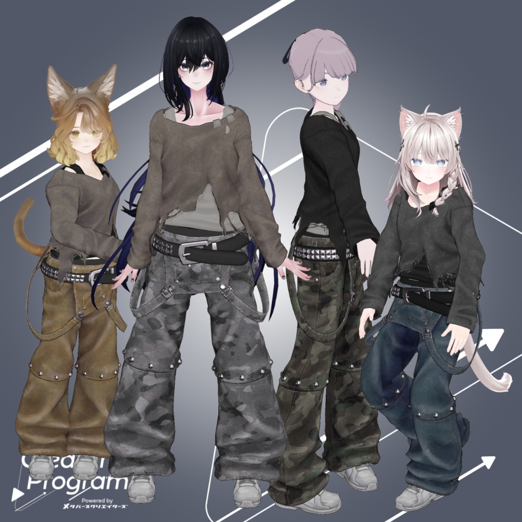 女性アバター向け衣装『UNTHRDLayerSet』 - By imya / CP7