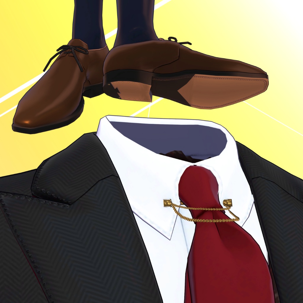 女性アバター向け衣装『ShoulderSuitSet』 - By 竹流 / CP1