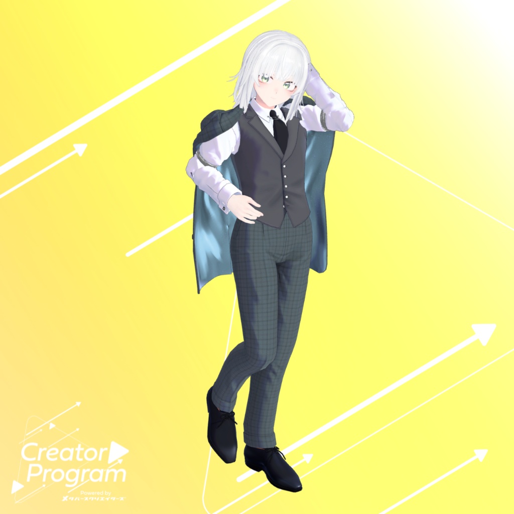 女性アバター向け衣装『ShoulderSuitSet』 - By 竹流 / CP1