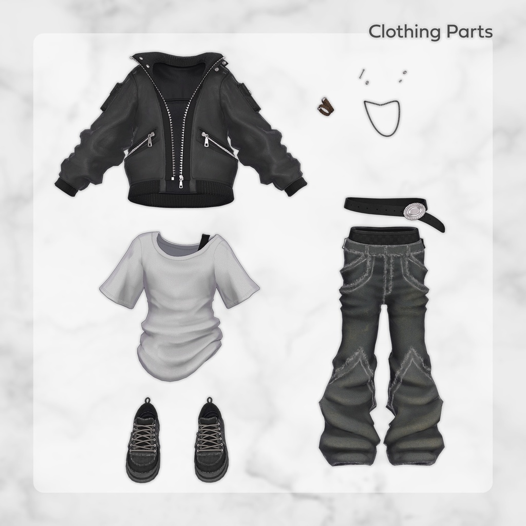 オリジナル3Dモデル『凛仁(リヒト)』 #Licht3D / AC1