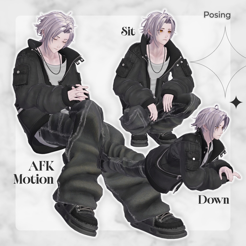 オリジナル3Dモデル『凛仁(リヒト)』 #Licht3D / AC1