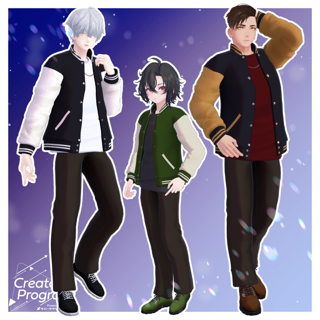 男性アバター向け衣装『MidnightStadium』 - By 竹流 / CP1