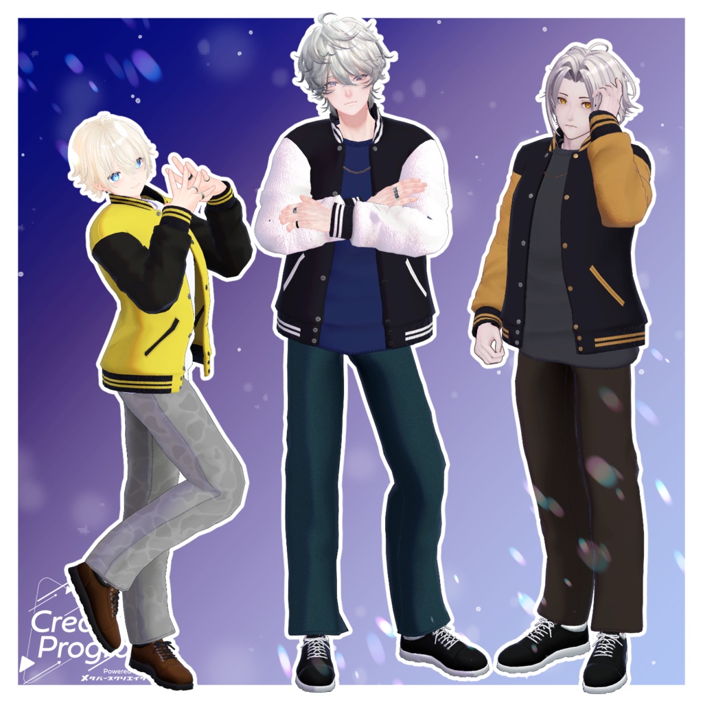 男性アバター向け衣装『MidnightStadium』 - By 竹流 / CP1