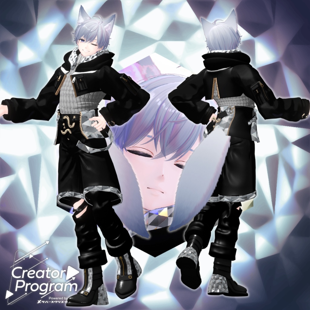 男性アバター向け衣装『-Flicker-』 - By DEMITASS-KUN / CP2