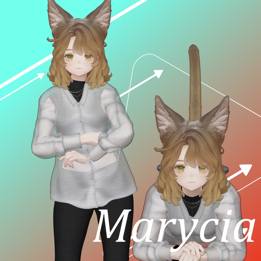 女性アバター向け衣装『Glyzinien』 - By とかげはうす / CP32