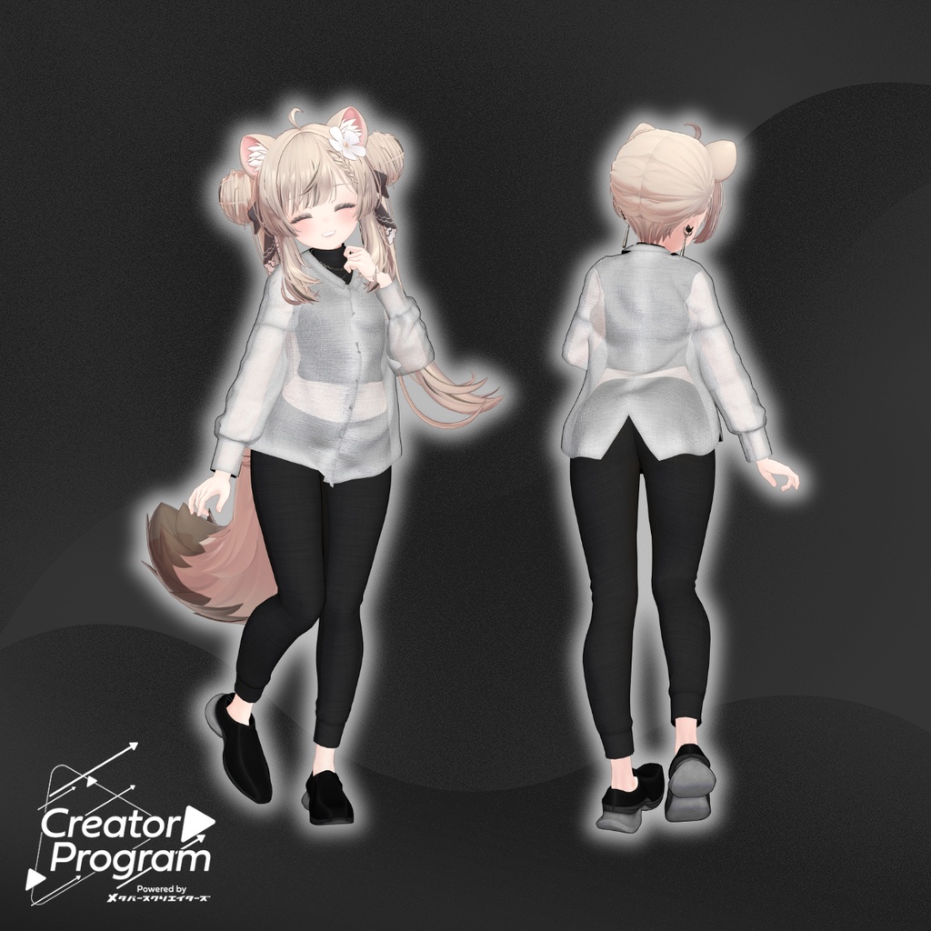 女性アバター向け衣装『See-through Shirt』 - By とかげはうす / CP32