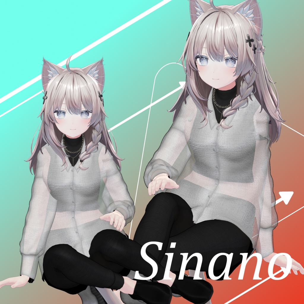 女性アバター向け衣装『Glyzinien』 - By とかげはうす / CP32