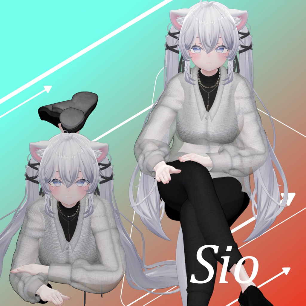 女性アバター向け衣装『Glyzinien』 - By とかげはうす / CP32