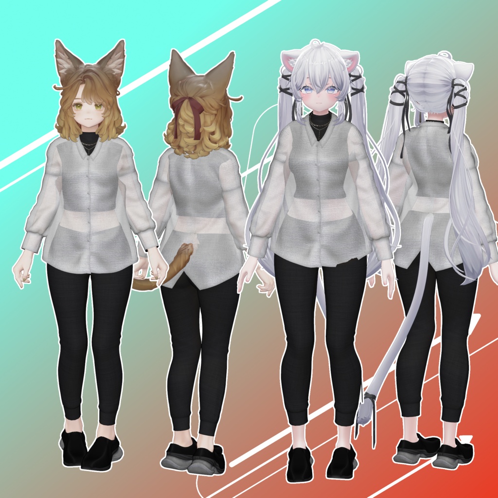 女性アバター向け衣装『Glyzinien』 - By とかげはうす / CP32